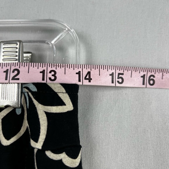 Hanna Andersson Skirt Womens Small Black Floral Flowy Casual Pull on Stretch - Picture 6 of 12